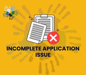 SRD status check failed due to Incomplete application