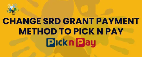 How to change srd payment method to pick n pay