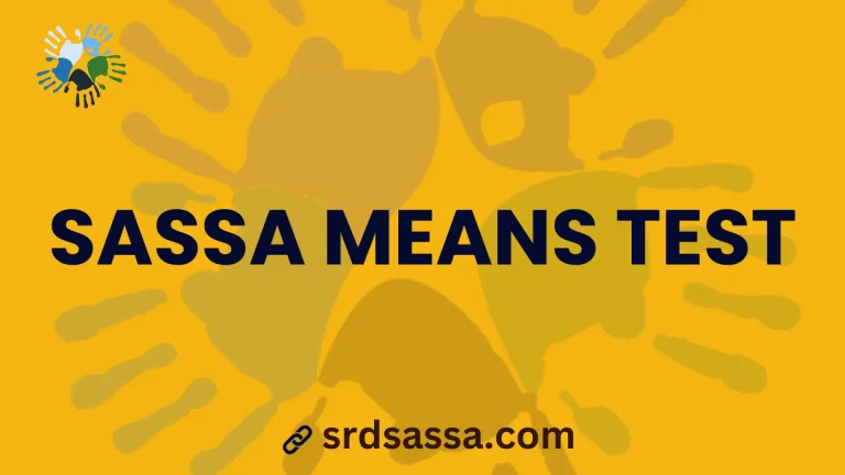 sassa means test