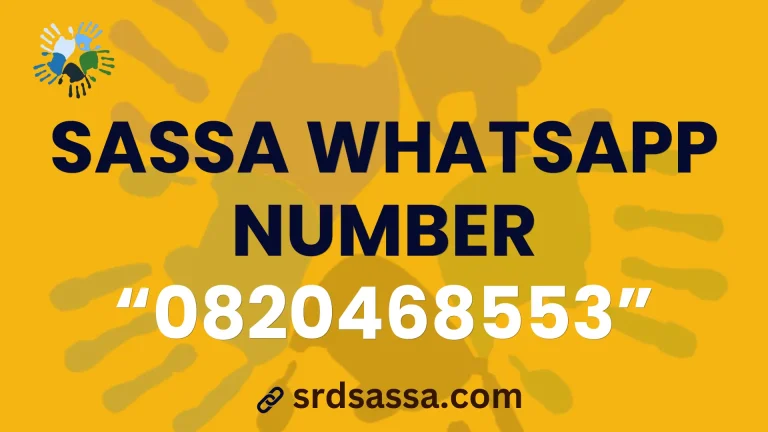sassa whatsapp number