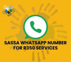 sassa whatsapp number for r350 services