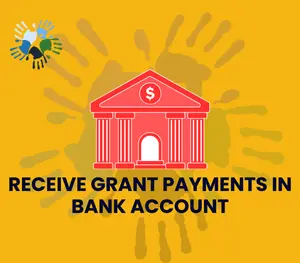 withdraw grant at bank account