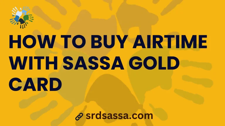 Buy Airtime With SASSA Card