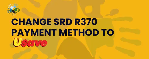 how to Change SRD R370 Payment Method to Usave